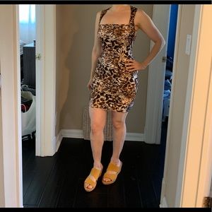 New gorgeous animal print dress